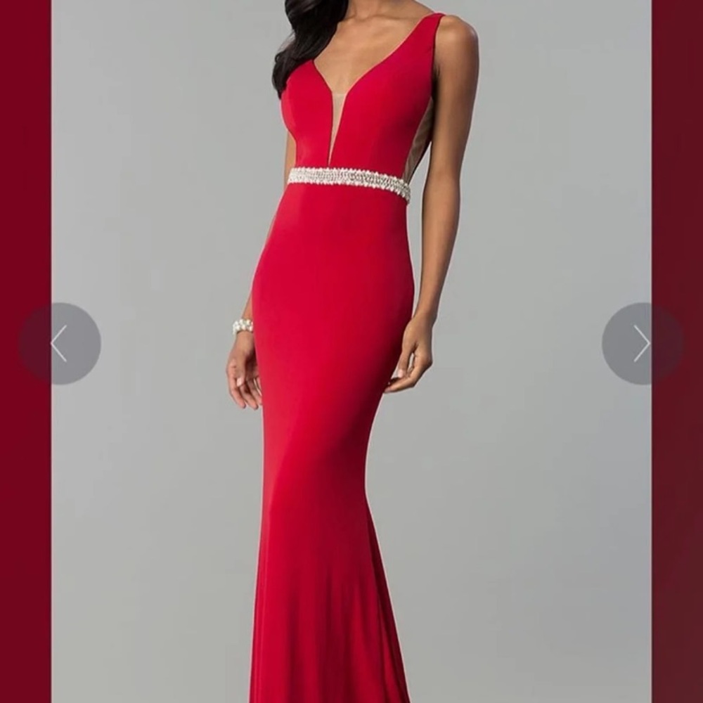 Long Red Dress